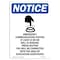Signmission OSHA Notice, 7" Height, Emergency Communication Sign With Symbol, 7" X 5", Portrait OS-NS-D-57-V-11776 - alternate 1